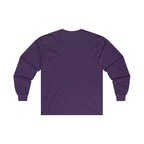 Distressed - Ultra Cotton Long Sleeve Tee - White Logo
