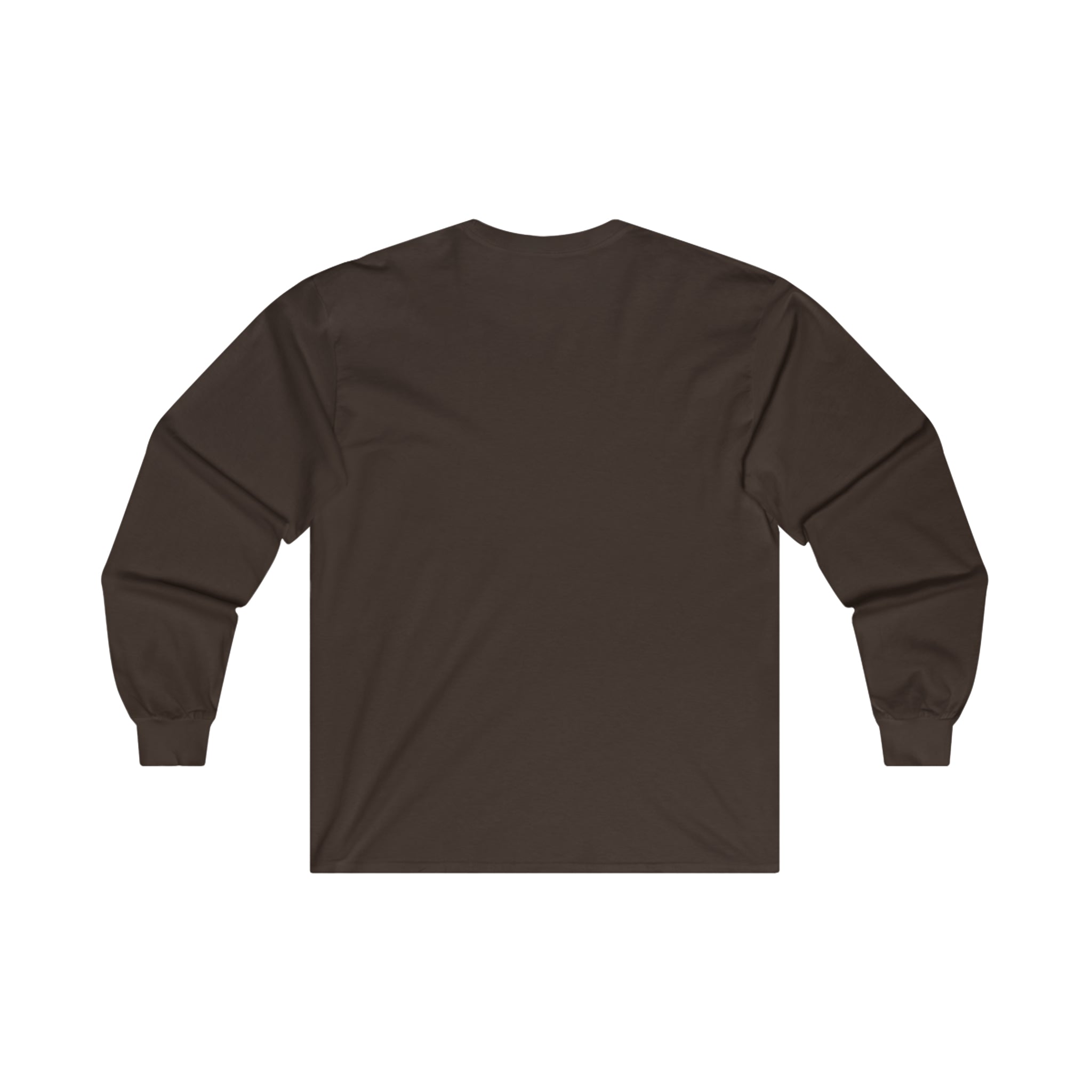 Distressed - Ultra Cotton Long Sleeve Tee - White Logo