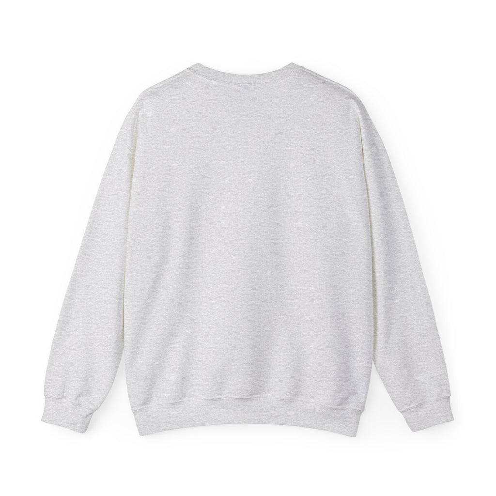 Distressed Logo - Unisex Heavy Blend™ Crewneck Sweatshirt - White Logo