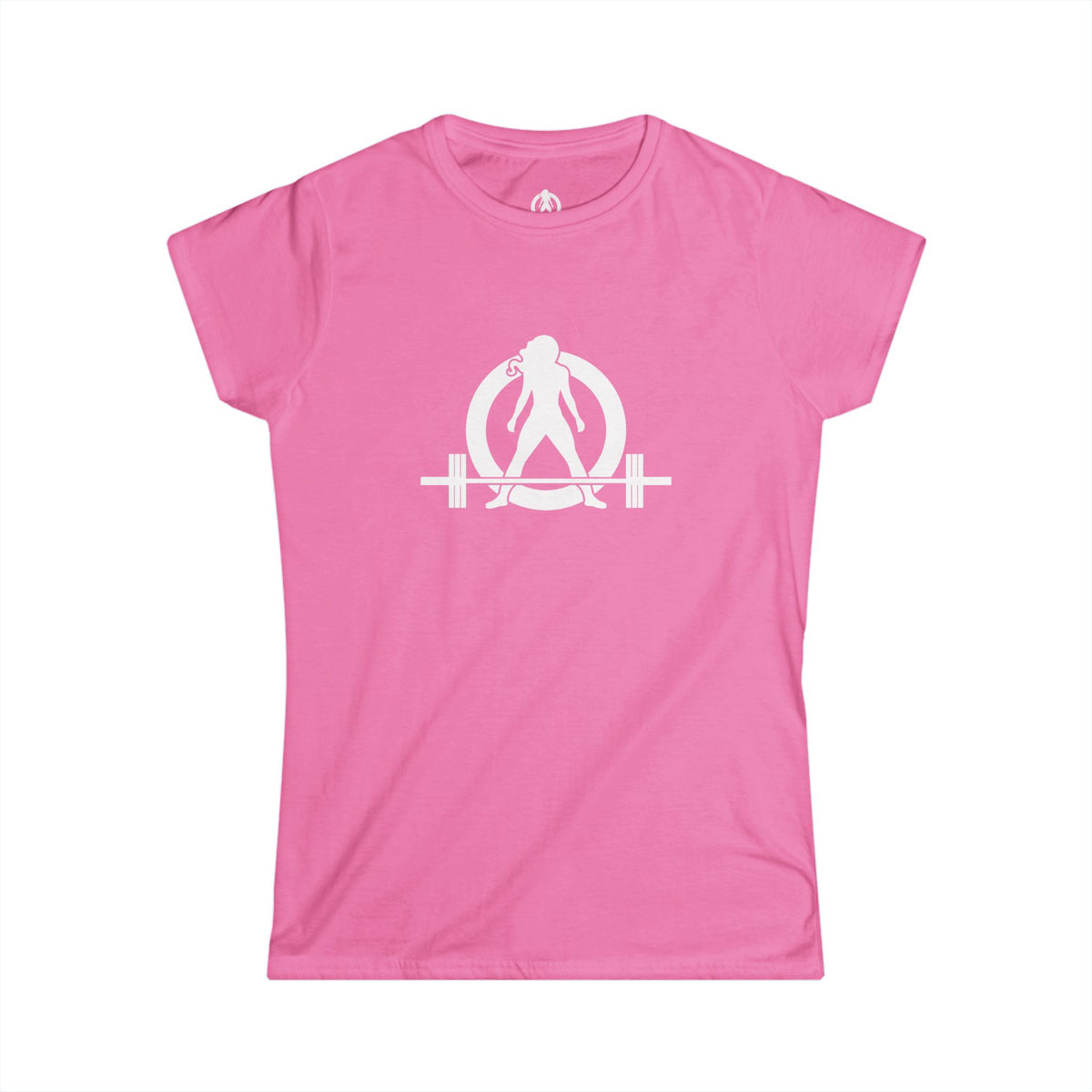 I Could Hip Thrust You - Women's Softstyle Tee - White Logo Front & Back