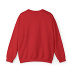 Unisex Heavy Blend™ Crewneck Sweatshirt - Distressed Logo - Plain Back
