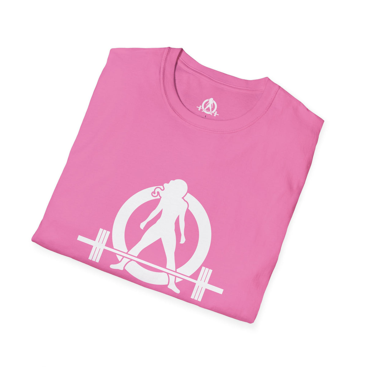 STRONG NOT SKINNY - Unisex Soft-style Tee - White Front & Back Logo