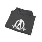 WWLW Distressed Logo – Unisex Hoodie | White Front, Plain Back