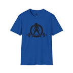 Grandma Lifts -  Unisex Softstyle T-Shirt — Front & Back Black Logo