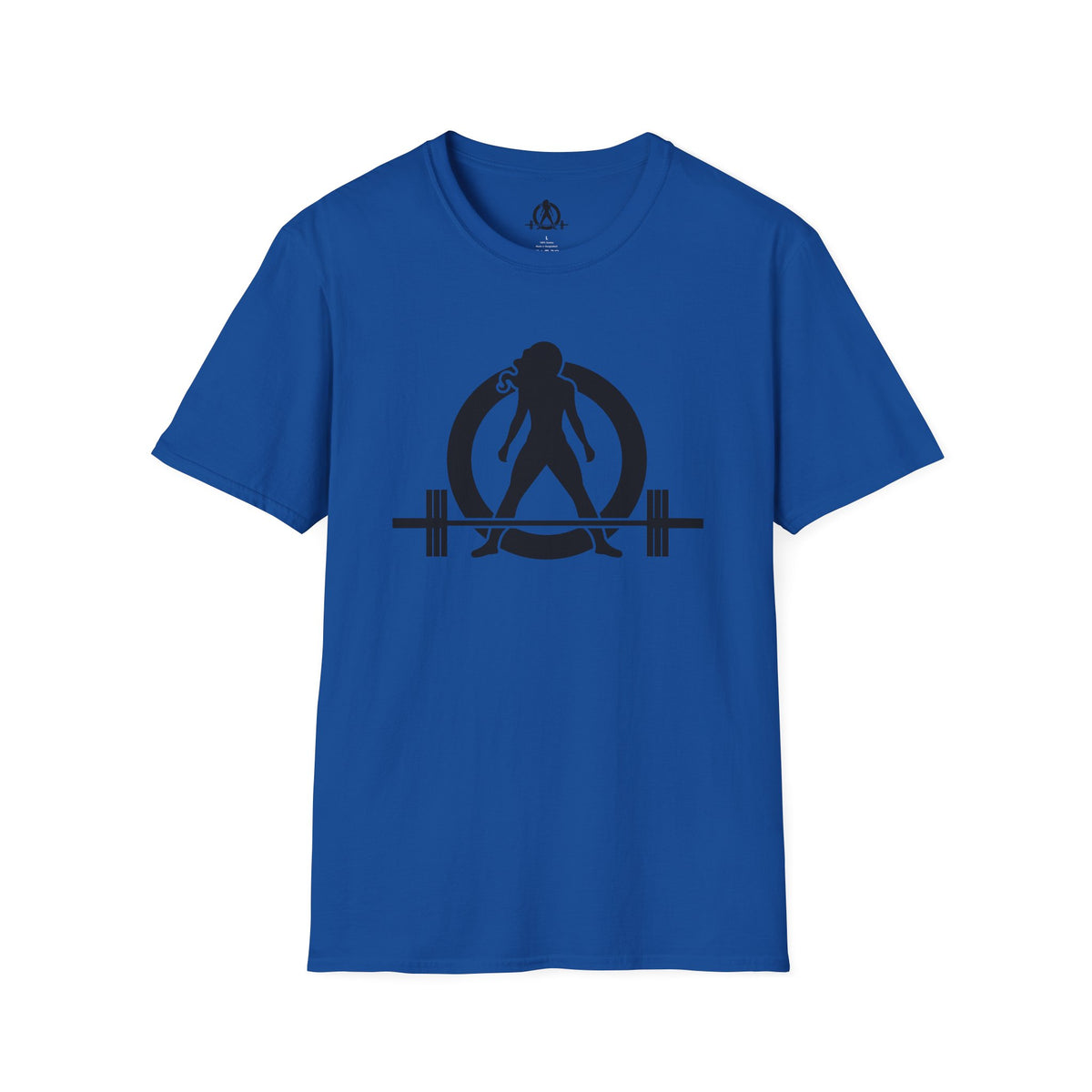 Grandma Lifts -  Unisex Softstyle T-Shirt — Front & Back Black Logo