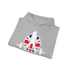 UK Logo - Unisex Heavy Blend Hooded Sweatshirt -  Plain Back