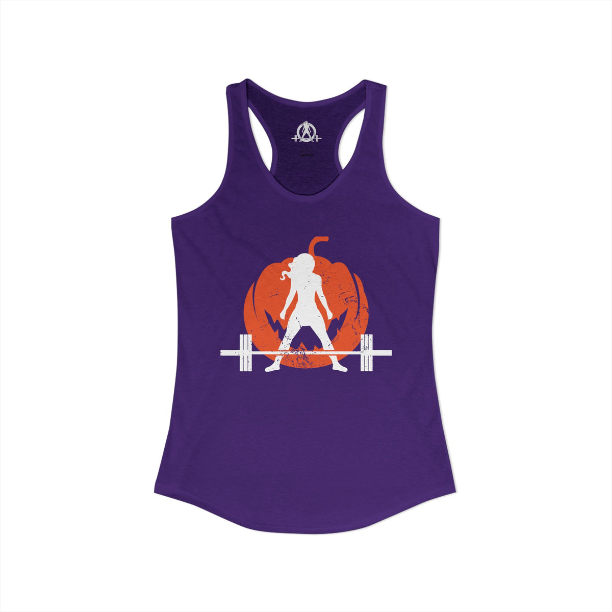 Halloween Deadlift Logo V2 - Women's Ideal Racerback Tank - Plain Back