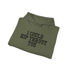 I Could Hip Thrust You – Black Logo Hoodie 🍑🔥