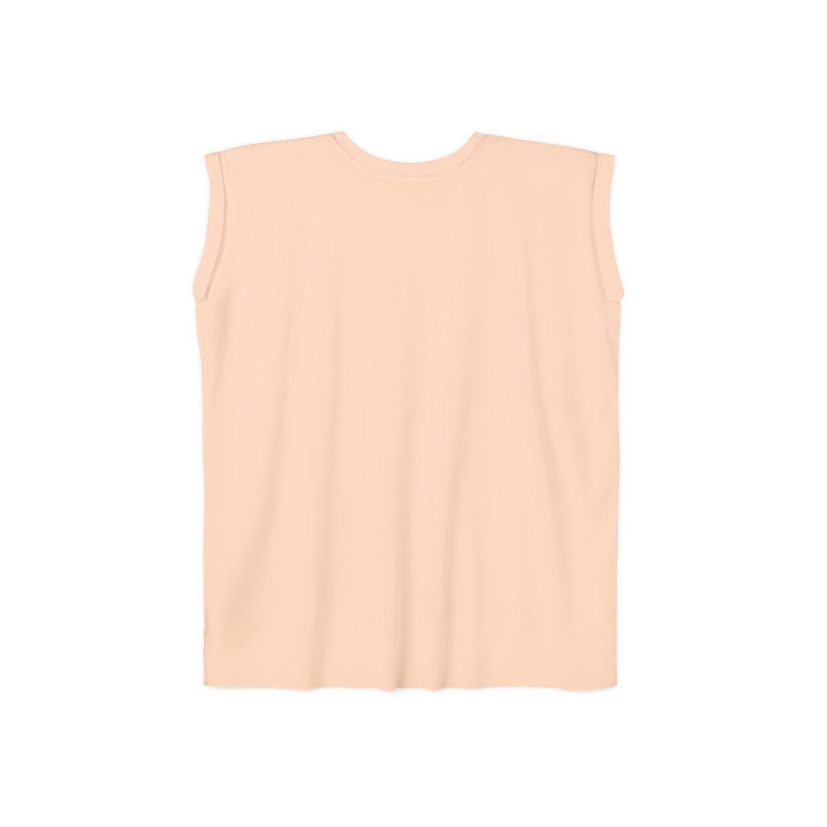 Bench. Press. Women’s Muscle Tee — Flowy Rolled Cuff Gym Top