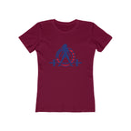 USA Logo - Women's The Boyfriend Tee - USA Light Logo - Plain Back