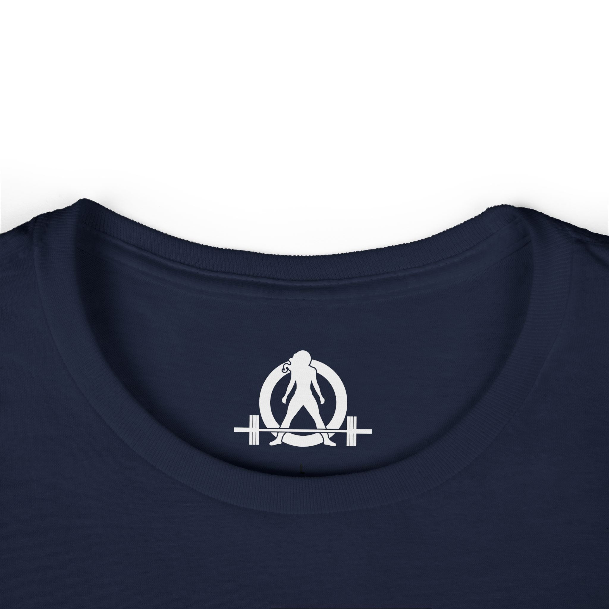 WWLW Barbell Club - Women's Softstyle Tee - White Logo