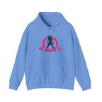 Distressed Logo - Unisex Heavy Blend Hooded Sweatshirt - Inverted Logo  (BEST SELLER)