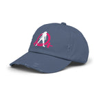 Unisex Distressed Cap - Classic Color Logo
