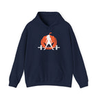 Halloween Pumpkin - Unisex Heavy Blend Hooded Sweatshirt - Dark Logo