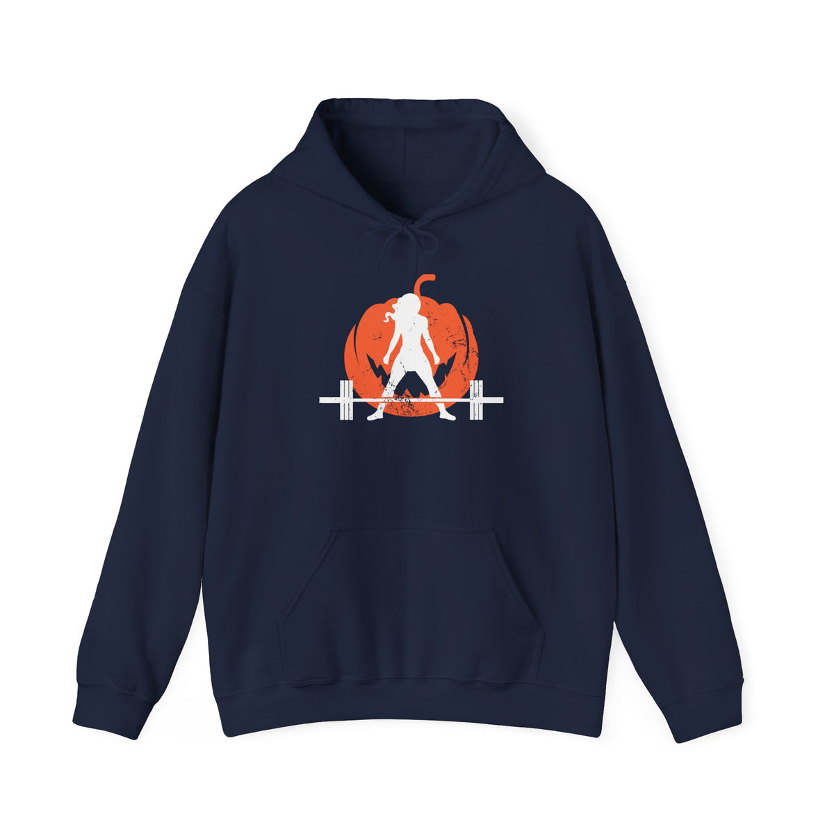 Halloween Pumpkin - Unisex Heavy Blend Hooded Sweatshirt - Dark Logo