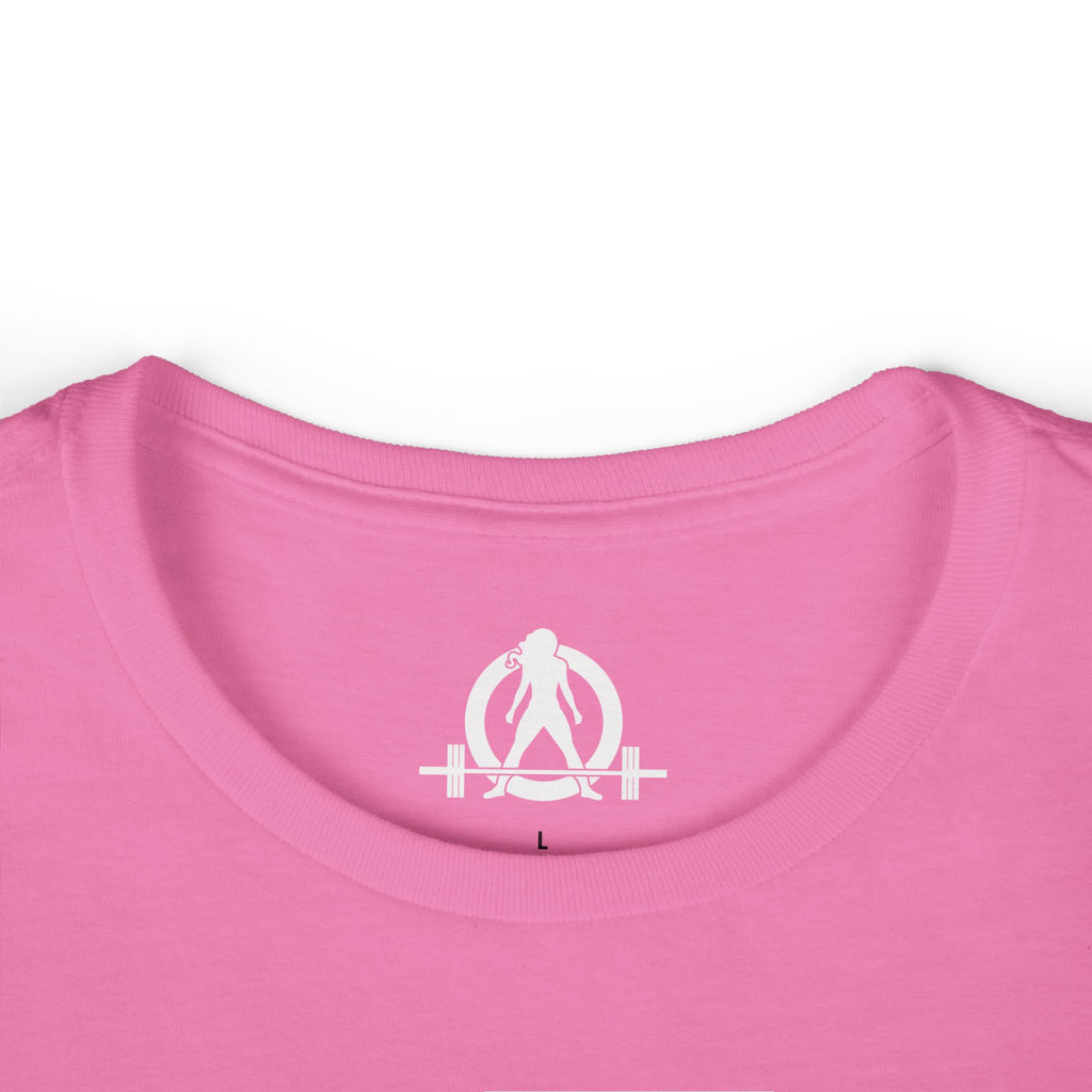 WWLW Barbell Club - Women's Softstyle Tee - White Logo