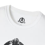 Unisex Softstyle T-Shirt - Black Distressed Logo - Plain Back (BEST SELLER)