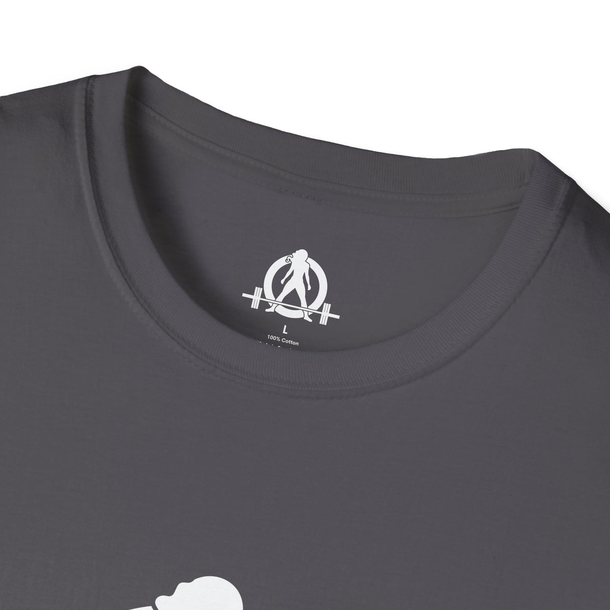 STRONG NOT SKINNY - Unisex Soft-style Tee - White Front & Back Logo