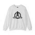 Iron Sharpens Iron - Unisex Heavy Blend™ Crewneck Sweatshirt - Front Black Logo - Front & Back Print