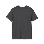 Lift Heavy Shit  - Unisex Softstyle T-Shirt - White Print on Front Plain Back