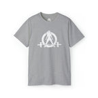 Distressed - Unisex Ultra Cotton Tee - White Logo