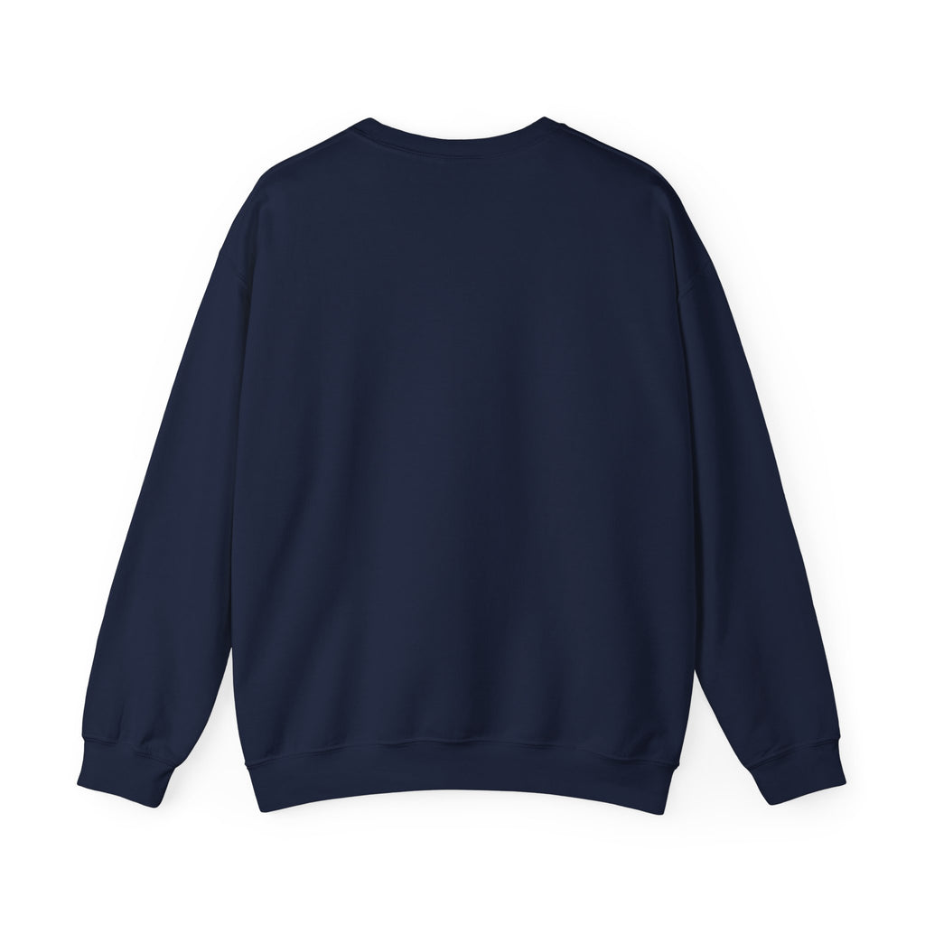 Built Different Crewneck Sweatshirt — Front & Back White Logo