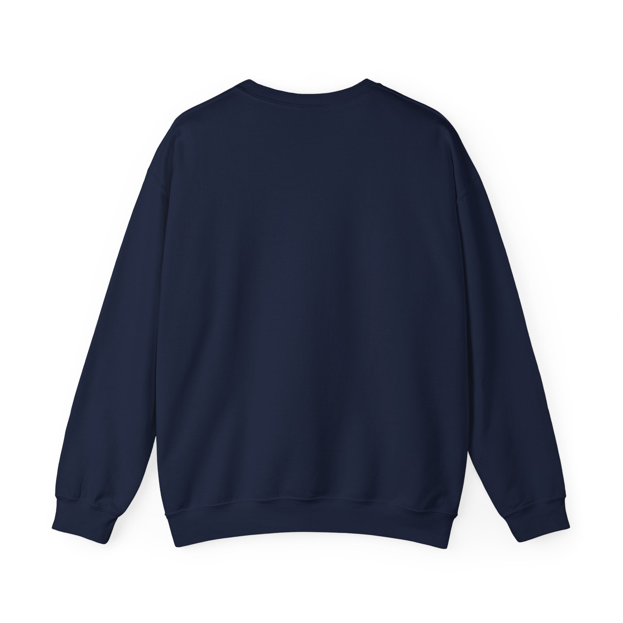 Built Different Crewneck Sweatshirt — Front & Back White Logo