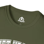Lift Heavy Shit  - Unisex Softstyle T-Shirt - White Print on Front Plain Back