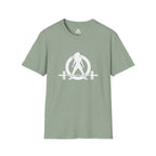 STRONG NOT SKINNY - Unisex Soft-style Tee - White Front & Back Logo