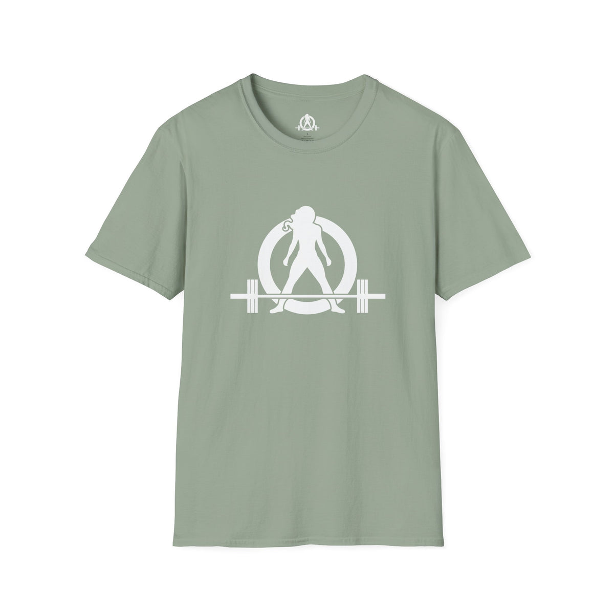 STRONG NOT SKINNY - Unisex Soft-style Tee - White Front & Back Logo