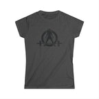 I Could Deadlift You - Women's Softstyle Tee - Black - Front & Back Logo