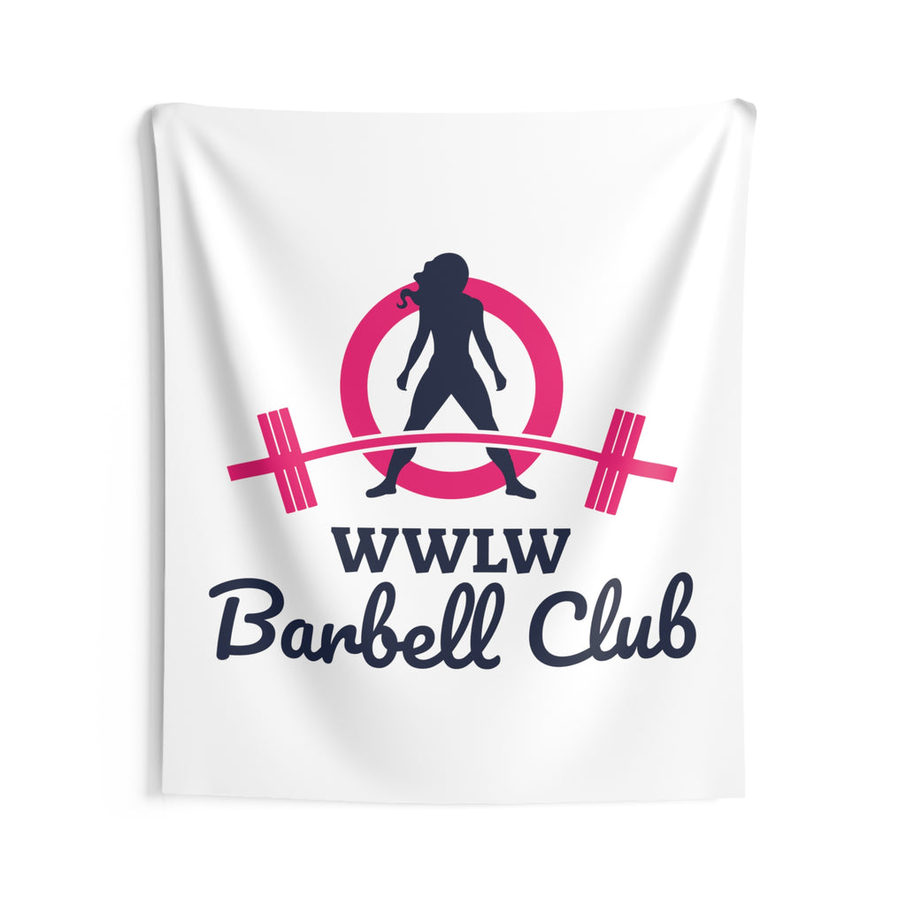 Barbell Club - Classic Logo - Indoor Wall Tapestries