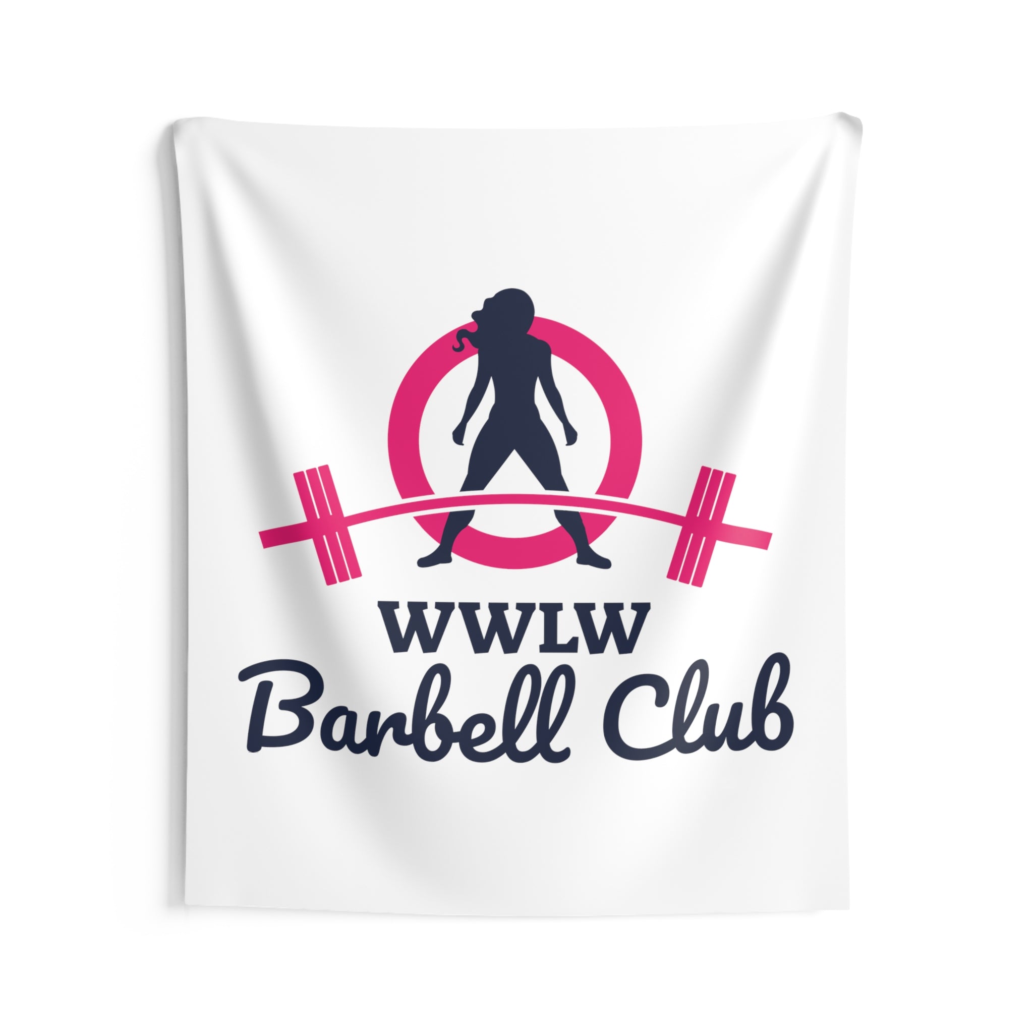 Barbell Club - Classic Logo - Indoor Wall Tapestries