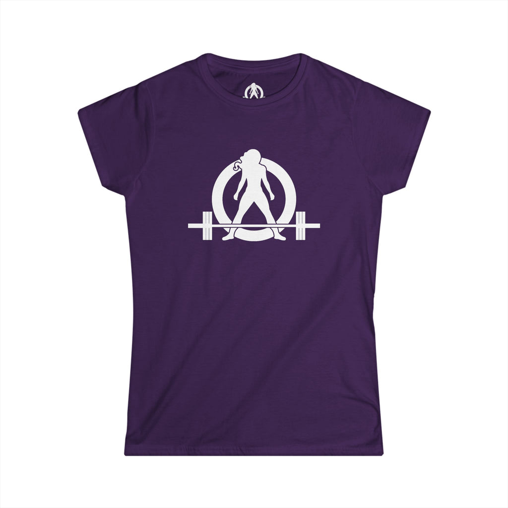 Grandma Lifts - Women's Softstyle Tee - White Logo Front & Back