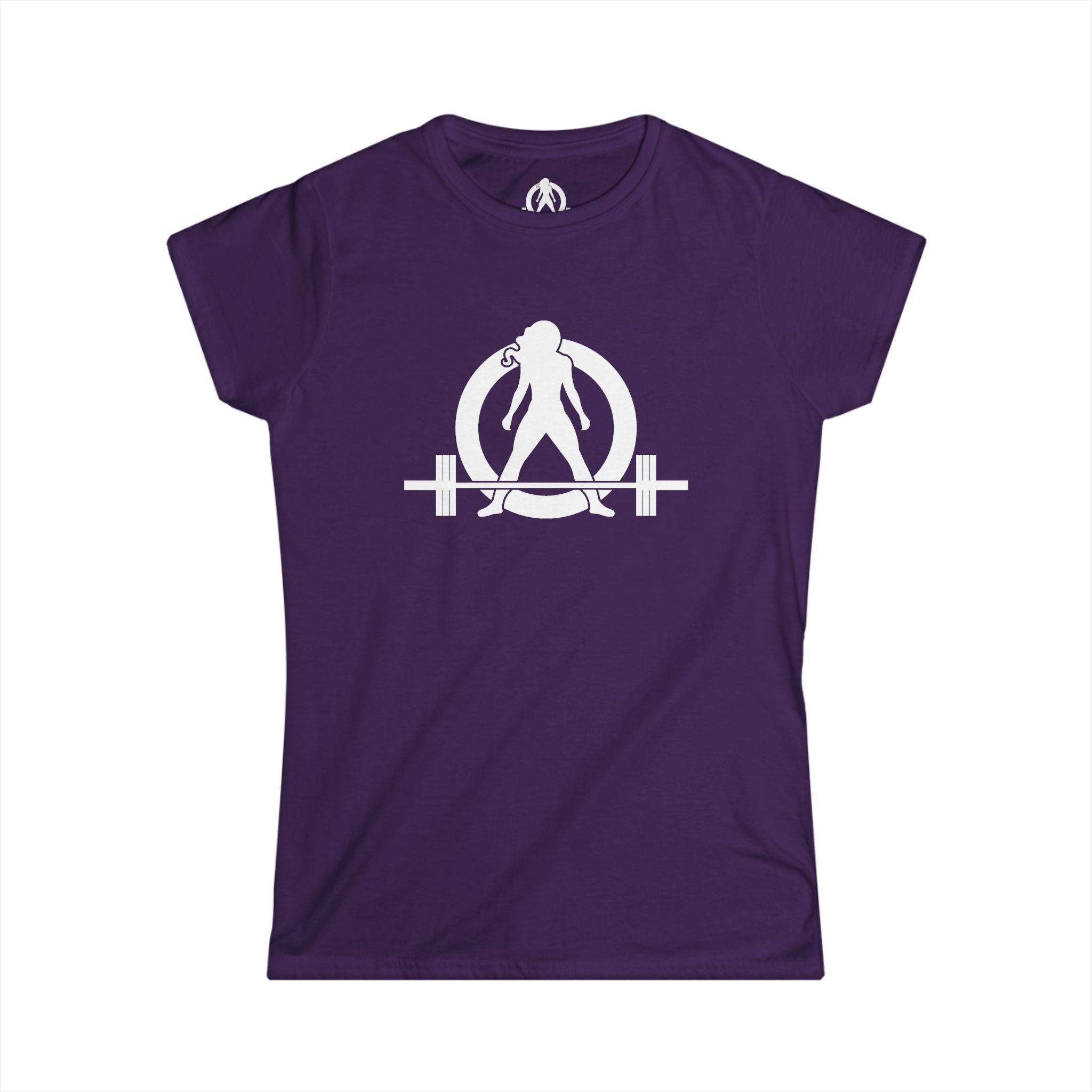Grandma Lifts - Women's Softstyle Tee - White Logo Front & Back