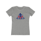 Women's The Boyfriend Tee - UK Light Logo - Plain Back