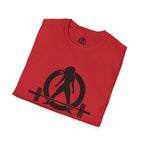 Iron Sharpens Iron - Unisex Softstyle T-Shirt - Black Logo Front & Back
