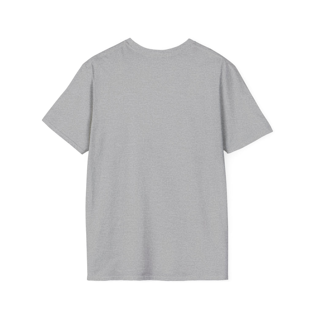 Unisex Softstyle T-Shirt - Black Distressed Logo - Plain Back (BEST SELLER)