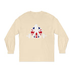 WWLW UK Logo - Unisex Long Sleeve T-Shirt - Black Logo Plain Back