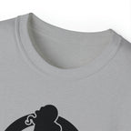 Classic Logo Black - Unisex Ultra Cotton Tee - Plain Back