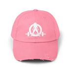 Unisex Distressed Cap - White Distressed Logo