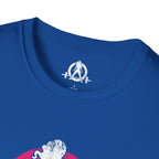 WWLW Unisex Softstyle T-Shirt - Color Distressed Logo - Plain Back