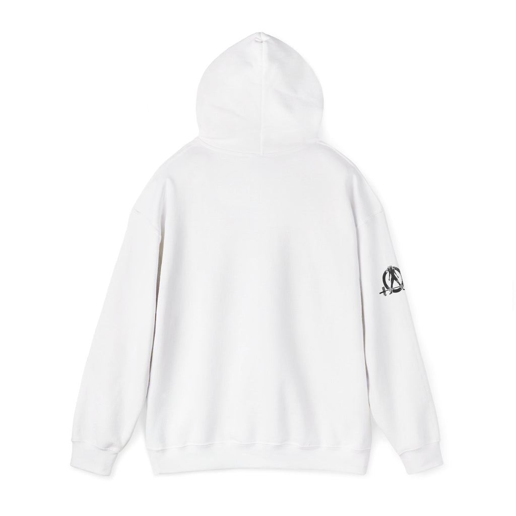 WWLW “I Could Deadlift You” Hoodie - Front Black Logo - Plain Back