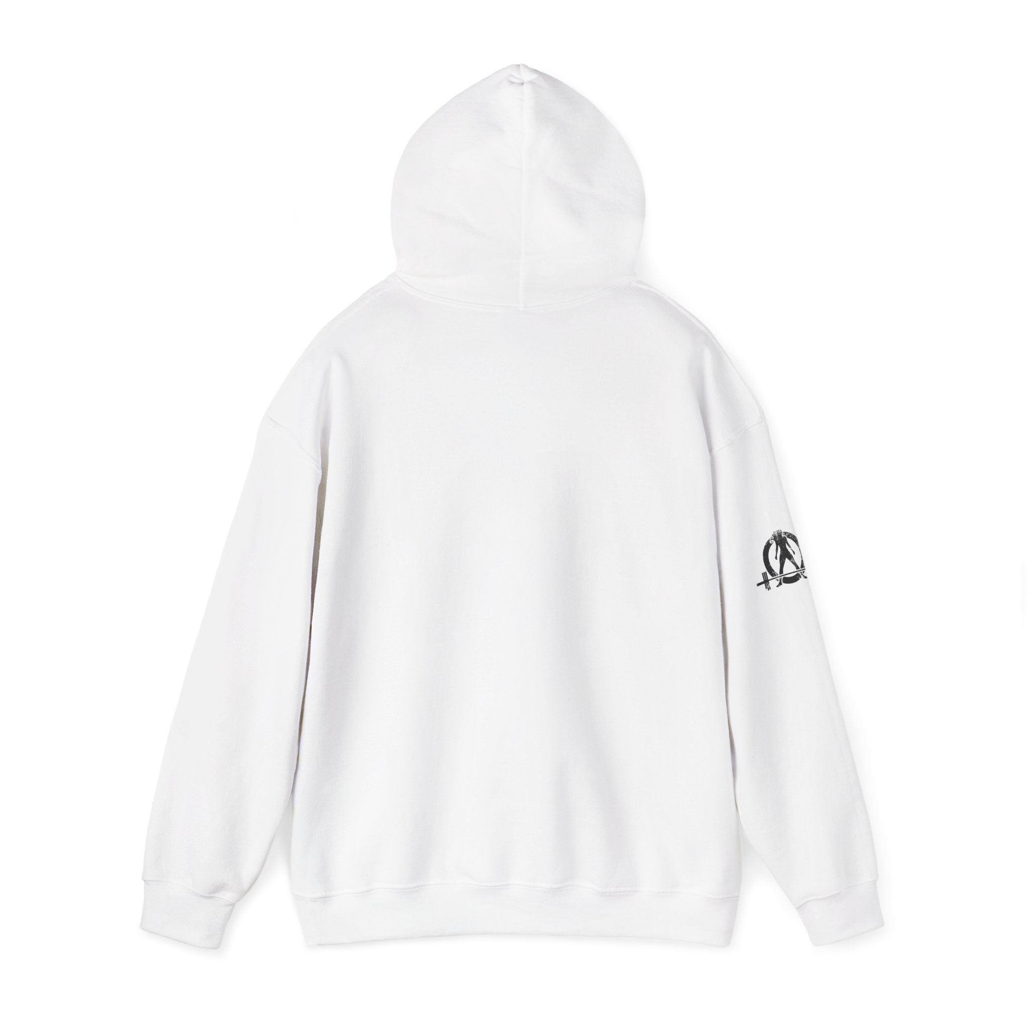 WWLW “I Could Deadlift You” Hoodie - Front Black Logo - Plain Back