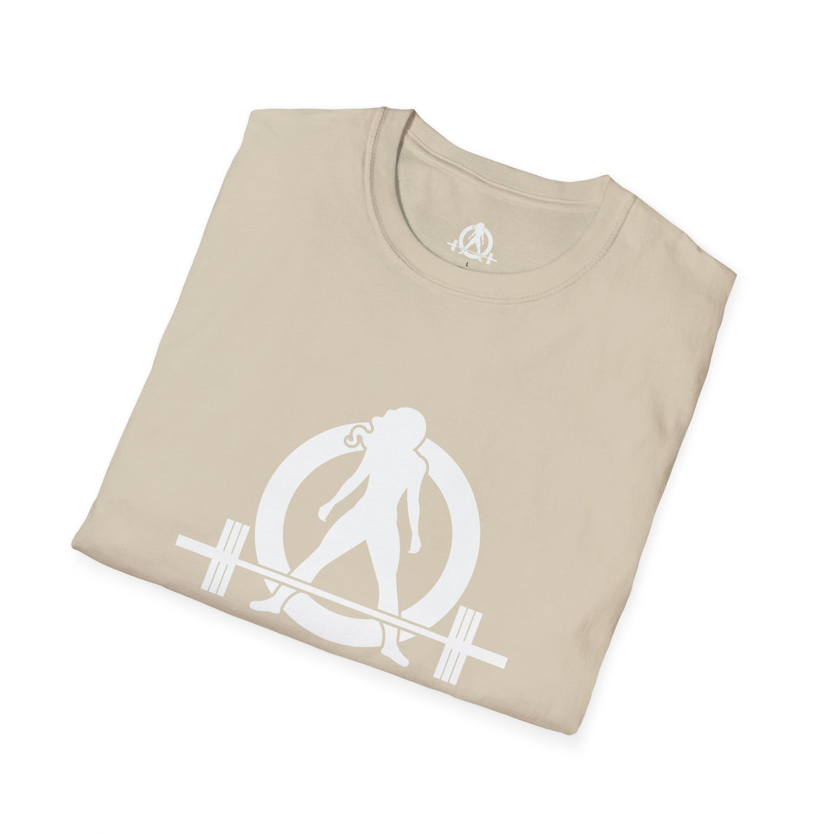 STRONG NOT SKINNY - Unisex Soft-style Tee - White Front & Back Logo
