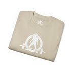 Distressed - Unisex Ultra Cotton Tee - White Logo