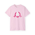 Distressed - Unisex Ultra Cotton Tee - Inverted Color Logo - Plain Back (BEST SELLER)