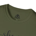 She Is STRONG - Unisex Softstyle T-Shirt - Front Black Print