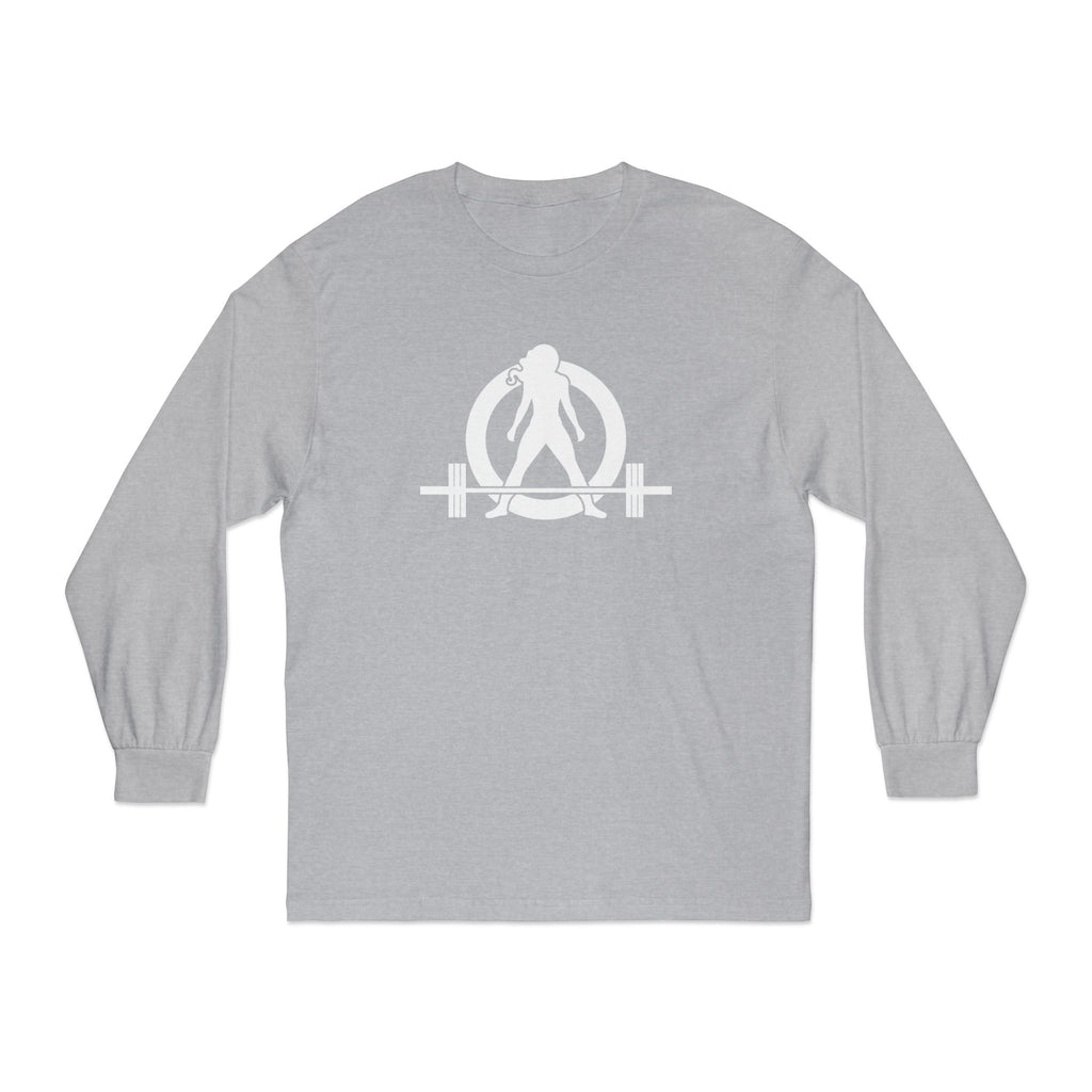 45 + 45 = 135 - Unisex Classic Long Sleeve T-Shirt - White Print on Front & Back