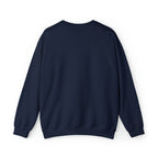 Unisex Heavy Blend™ Crewneck Sweatshirt - Distressed Logo - Plain Back